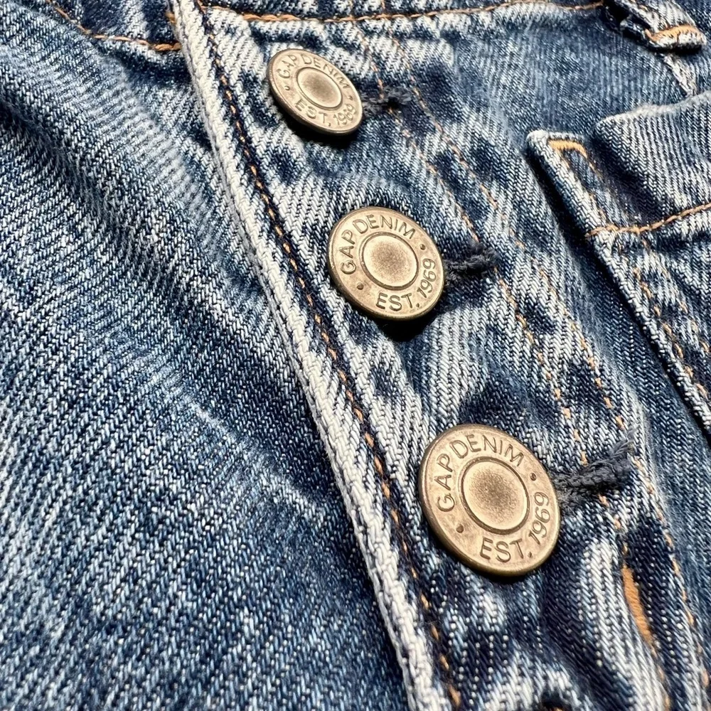 GAP High Stride Ankle Blue Denim Jeans - Girls Size 12 Slim - Picture 3 of 9